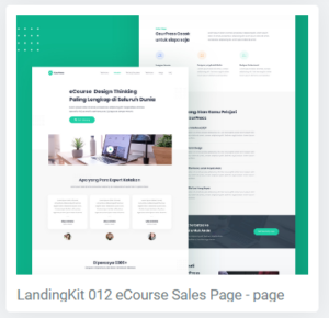 12 - eCourse Sales Page